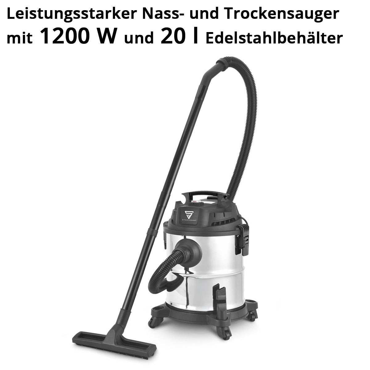 STAHLWERK VCL-1200 ST Nass- & Trockensauger 1200 W, 20 L