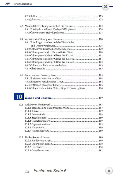 Zugangstechniken für Einsatzkräfte – Fachbuch