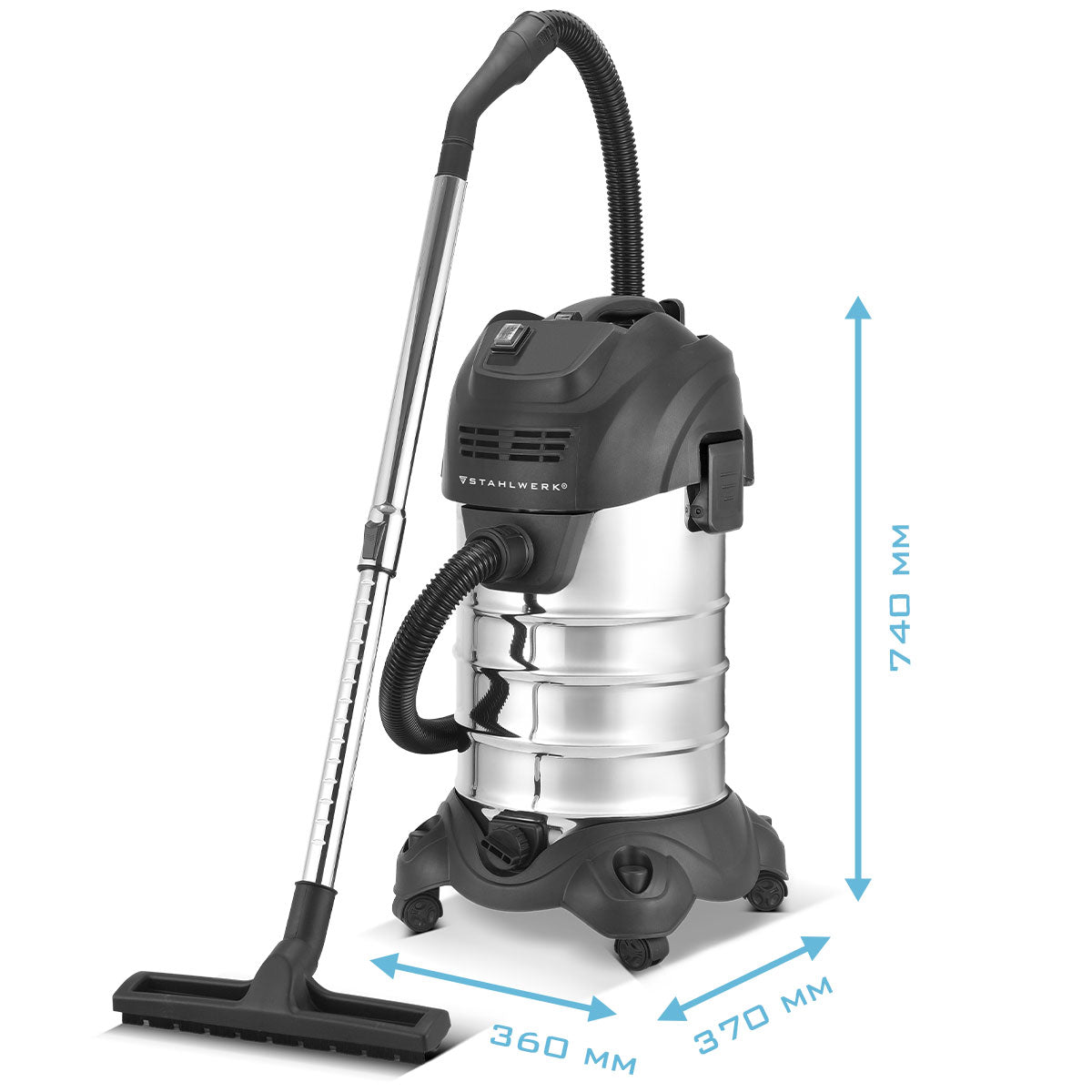 STAHLWERK VCL-1600 ST Nass- & Trockensauger 1600 W, 35 L