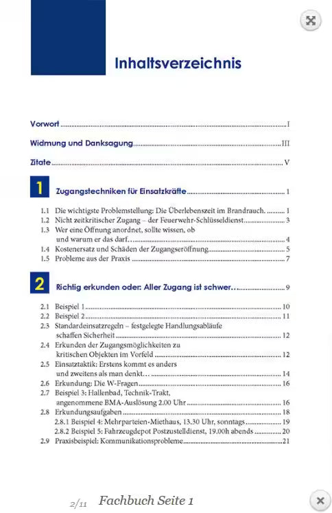 Zugangstechniken für Einsatzkräfte – Fachbuch