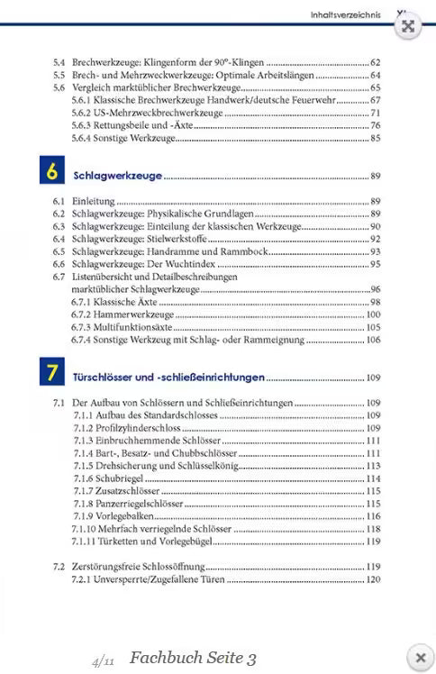 Zugangstechniken für Einsatzkräfte – Fachbuch