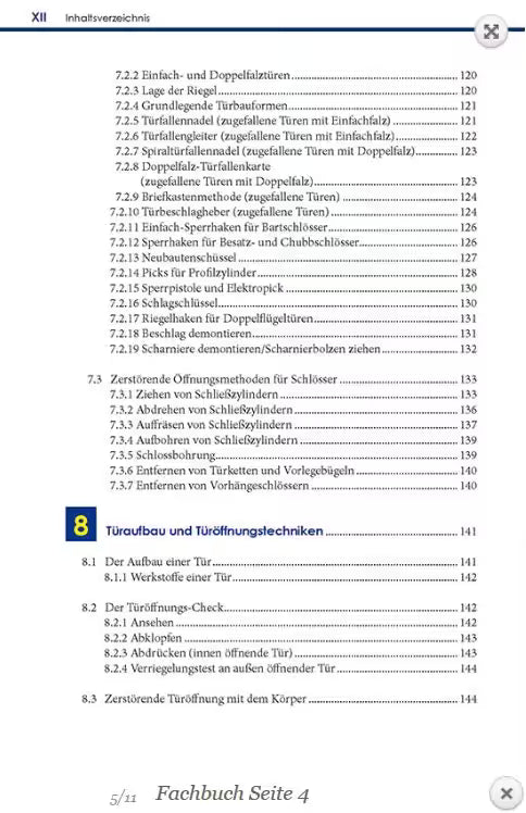 Zugangstechniken für Einsatzkräfte – Fachbuch