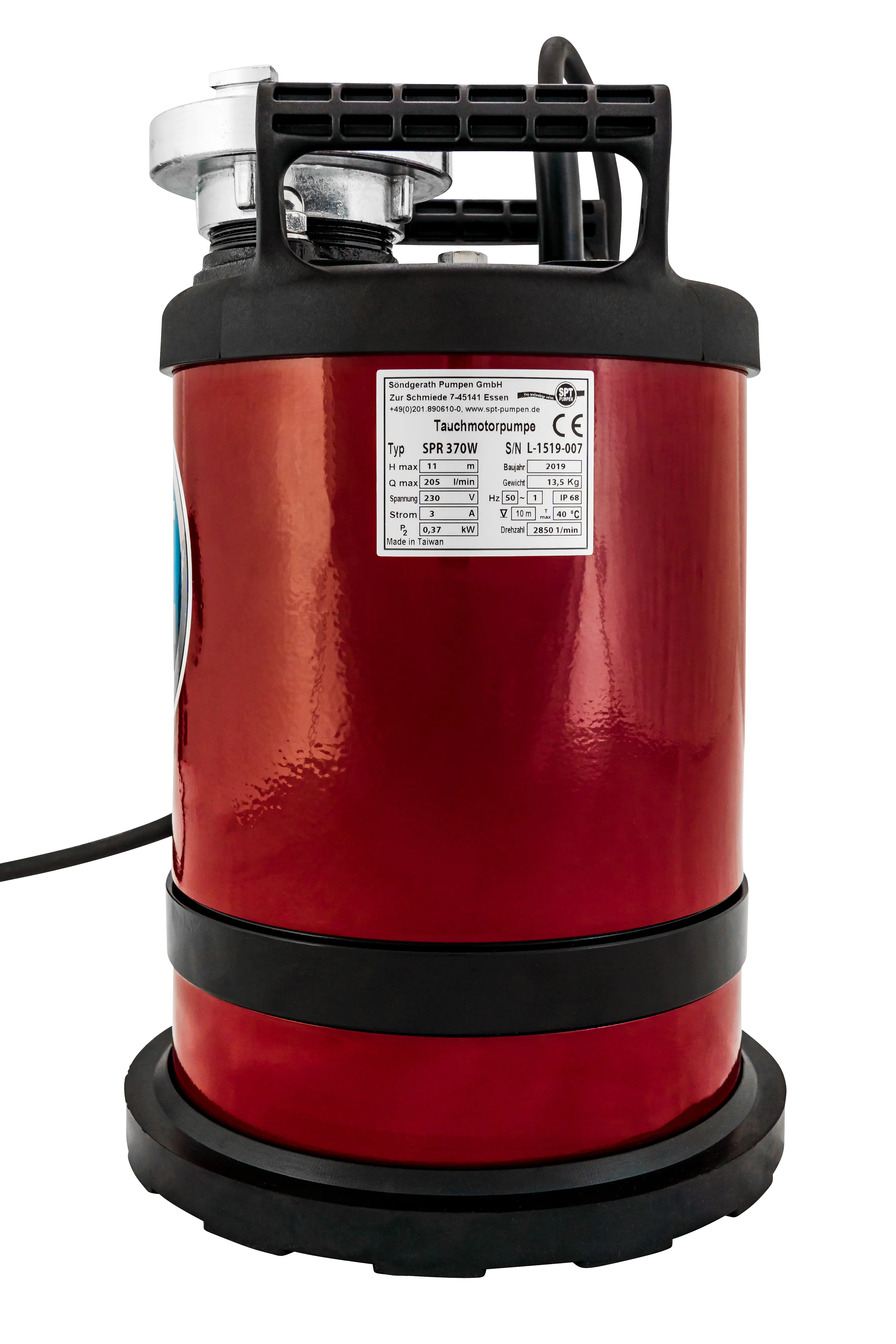 SPR 370 W Restwasserpumpe – flachabsaugende Tauchmotorpumpe